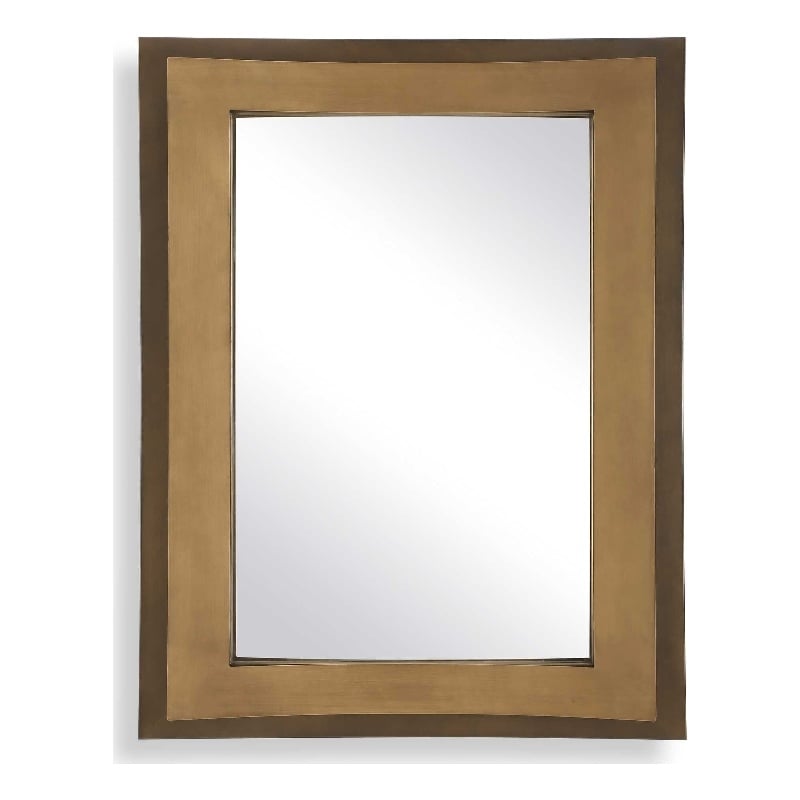 Uttermost Around The Bend Mirror in Golden Bronze