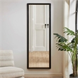 Uttermost Stenton Tall Wooden Mirror in Black
