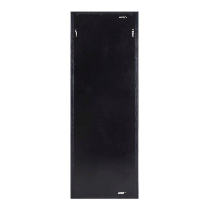 Uttermost Stenton Tall Wooden Mirror in Black