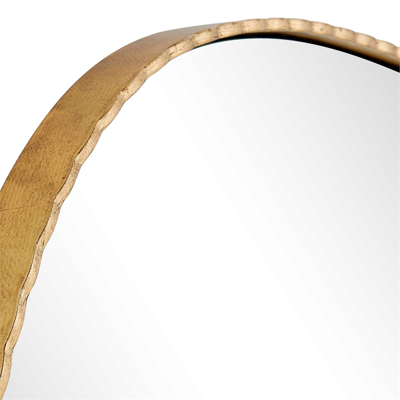 Uttermost Nidia Antique Mirror in Gold