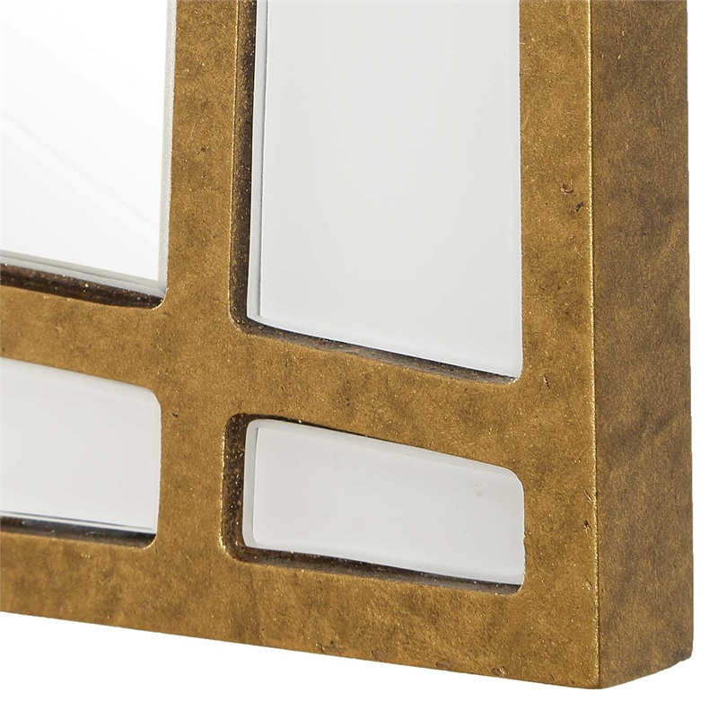 Uttermost Florence Antique Mirror in Gold