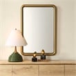 Uttermost Atkinson Modern Mirror in Brass