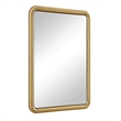 Uttermost Atkinson Modern Mirror in Brass