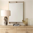 Uttermost Ripoll Antique Mirror in Brass