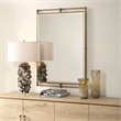 Uttermost Ripoll Antique Mirror in Brass
