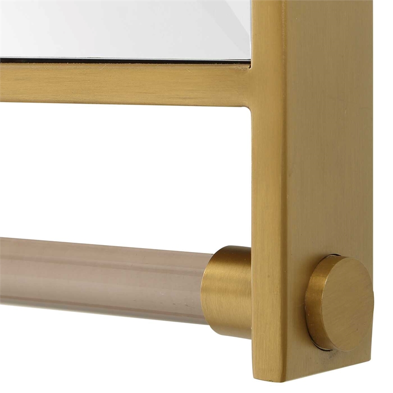 Uttermost Ripoll Antique Mirror in Brass