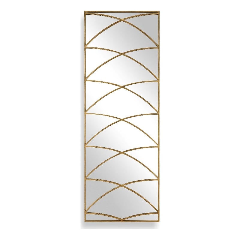 Uttermost Crossed Up Full Length Mirror in Gold