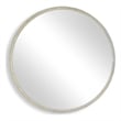 Uttermost Break The Ice Round Mirror in Warm Champagne Iron Frame