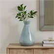 Uttermost Flare Spire Indoor-Outdoor Ceramic Vase in Blue