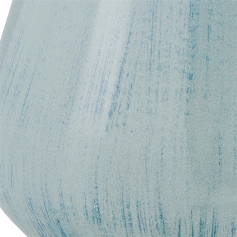 Uttermost Flare Spire Indoor-Outdoor Ceramic Vase in Blue