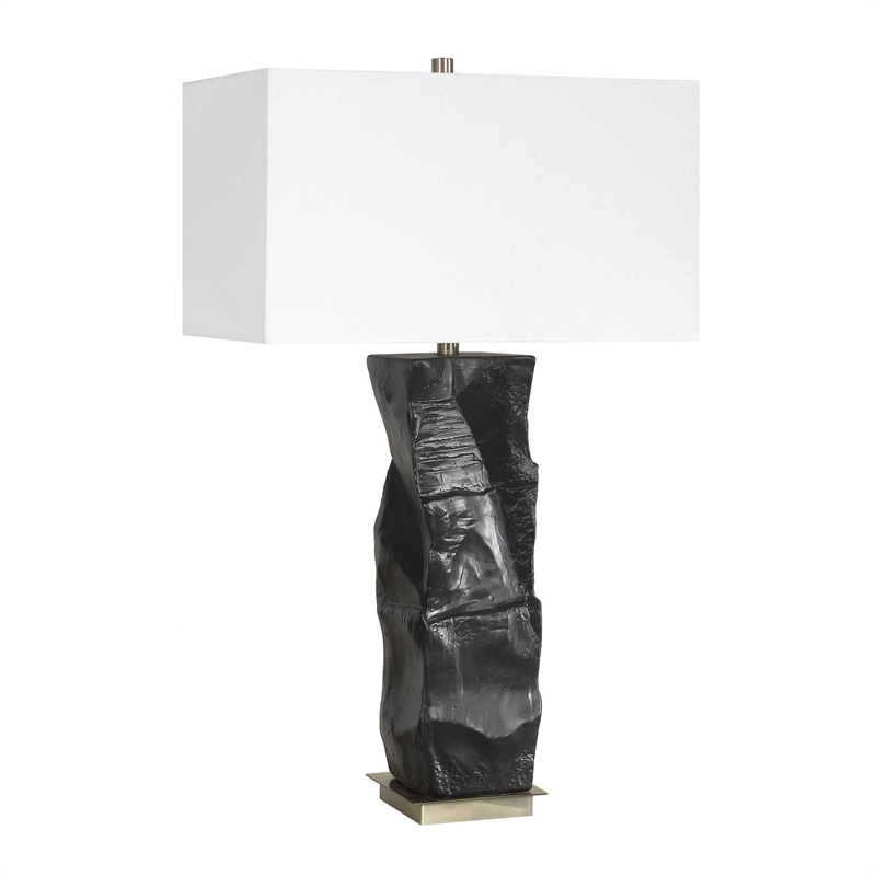 Uttermost Altaria Table Lamp in Black