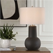 Uttermost Robson Rustic Bronze Table Lamp in Black