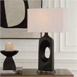 Uttermost Void Matte Table Lamp in Black