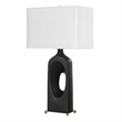 Uttermost Void Matte Table Lamp in Black