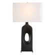 Uttermost Void Matte Table Lamp in Black