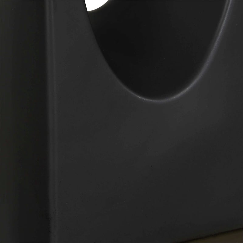 Uttermost Void Matte Table Lamp in Black