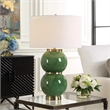 Uttermost Banner Spheres Table Lamp in Green