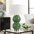 Uttermost Banner Spheres Table Lamp in Green