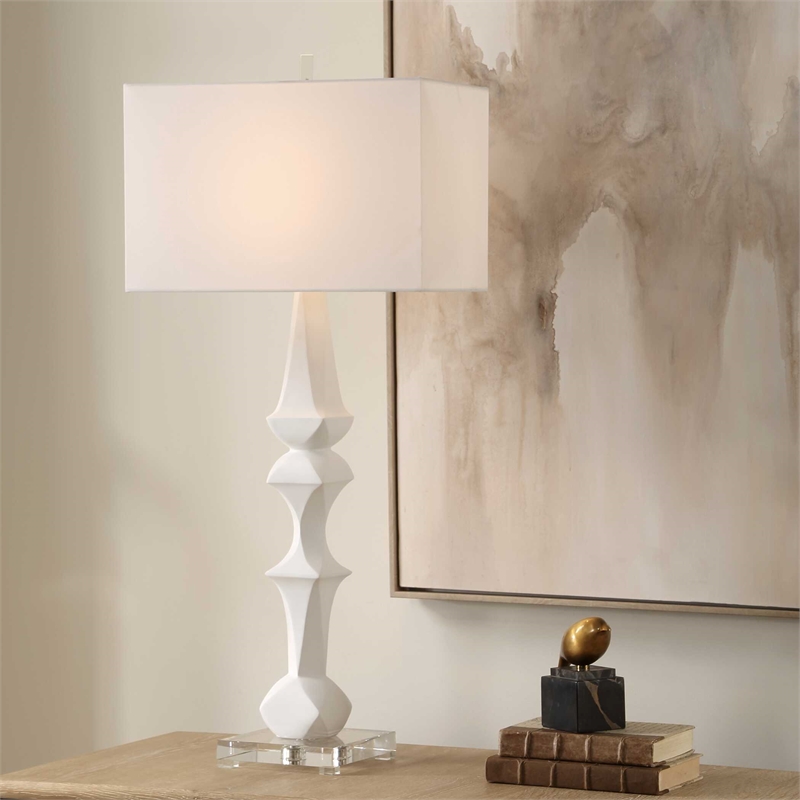 Uttermost Mayme Table Lamp in White