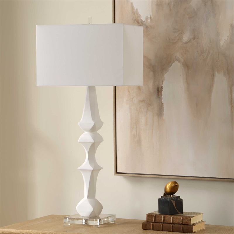 Uttermost Mayme Table Lamp in White