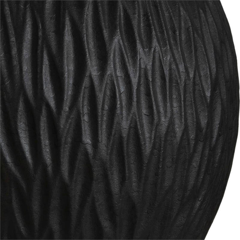 Uttermost Levee Satin Table Lamp in Black