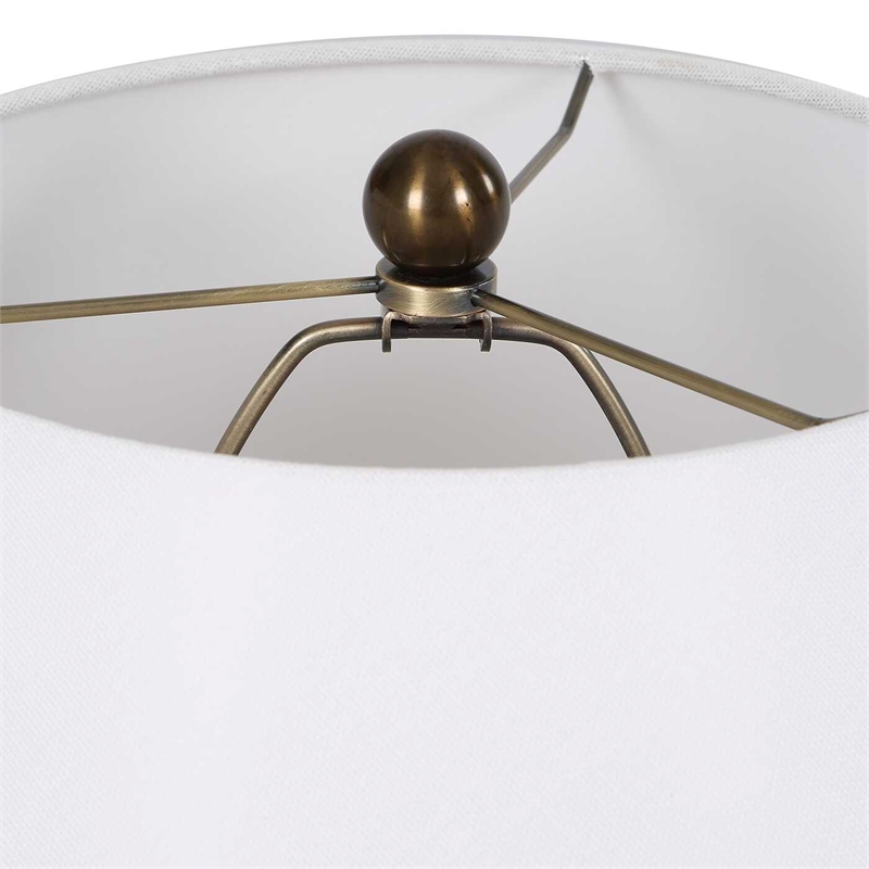Uttermost Irena Sphere Table Lamp in White