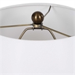 Uttermost Irena Sphere Table Lamp in White