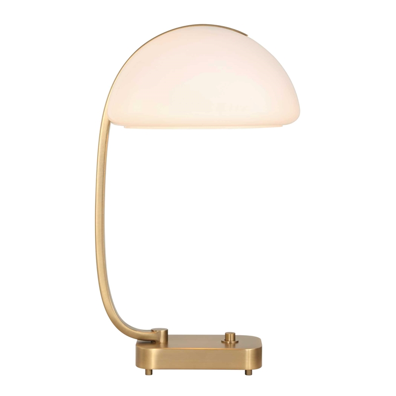 Uttermost Bend The Rules Desk Lamp in Brass