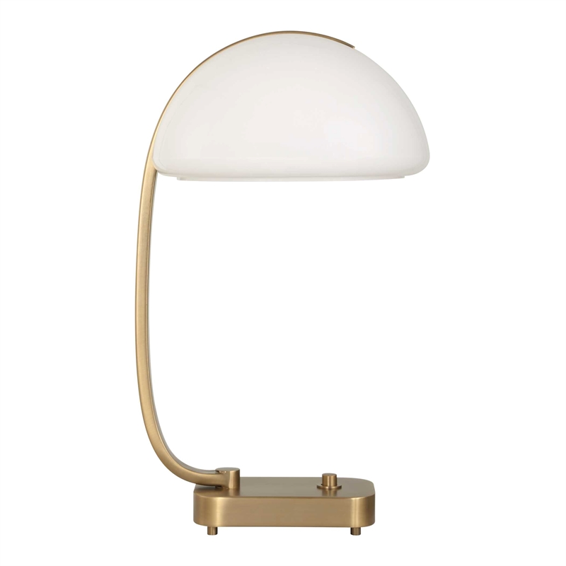Uttermost Bend The Rules Desk Lamp in Brass