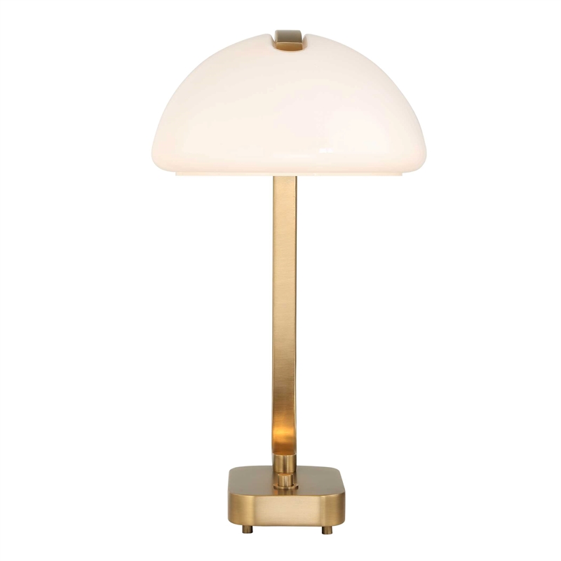 Uttermost Bend The Rules Desk Lamp in Brass