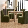 Uttermost Noval Square Dining Game Table in White