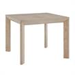 Uttermost Noval Square Dining Game Table in White