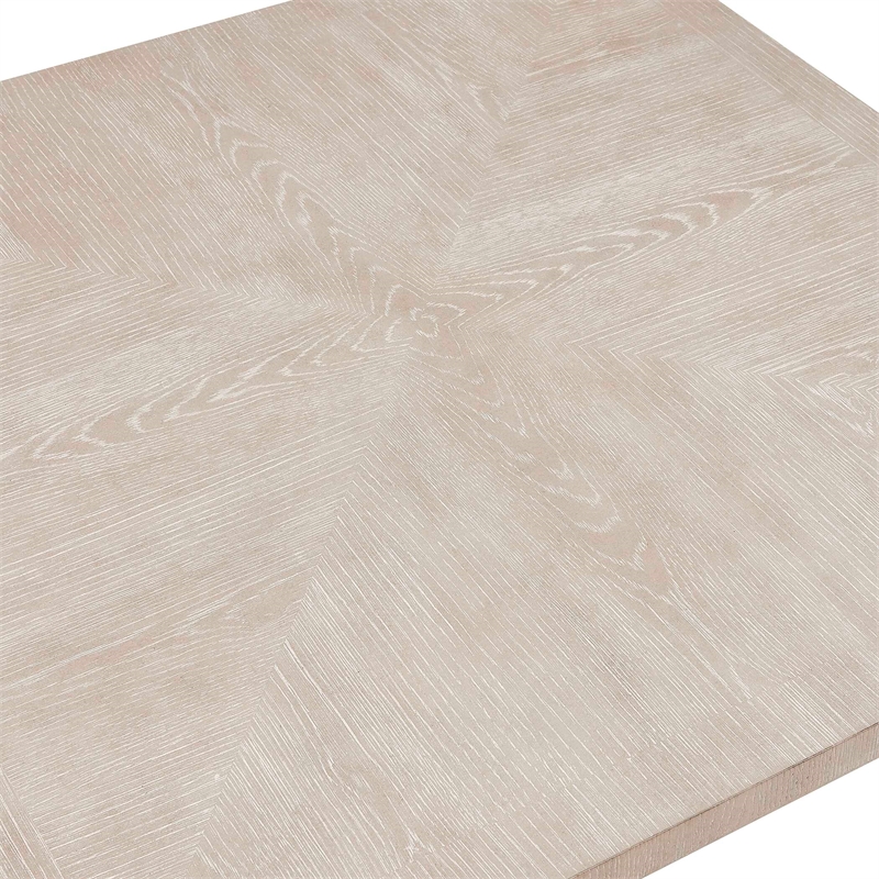 Uttermost Noval Square Dining Game Table in White