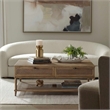 Uttermost Coast Mid-Century Coffee Table in Brown