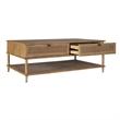 Uttermost Coast Mid-Century Coffee Table in Brown