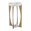 Uttermost Kolkata Accent Table with Iron Base in Brass Finish