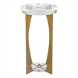 Uttermost Kolkata Accent Table with Iron Base in Brass Finish