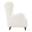 Uttermost Ingel Wingback Armchair in White