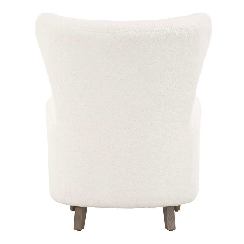 Uttermost Ingel Wingback Armchair in White