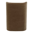 Uttermost Outlook Modern Velvet Dining Chair in Brown