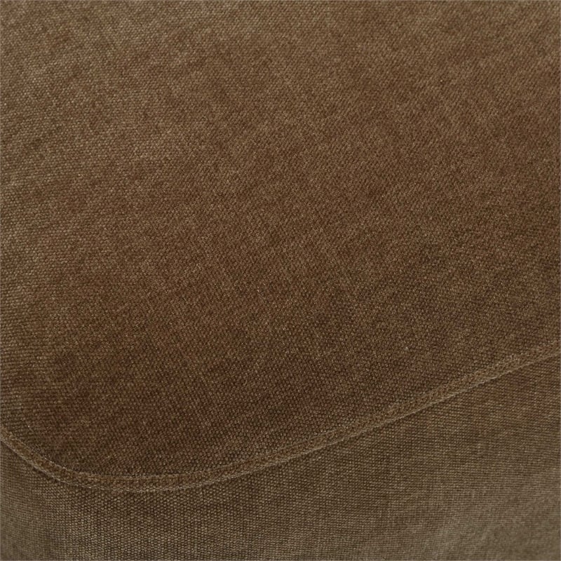 Uttermost Outlook Modern Velvet Dining Chair in Brown