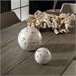 Uttermost Nouveau Indoor-Outdoor Spheres in Black (Set of 2)