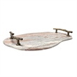 Uttermost Stone And Twig Indoor-Outdoor Tray in Gold
