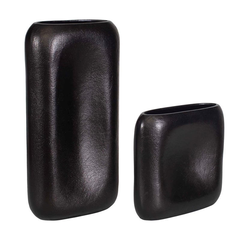 Uttermost Anodic Vases in Dark Brown (Set of 2)