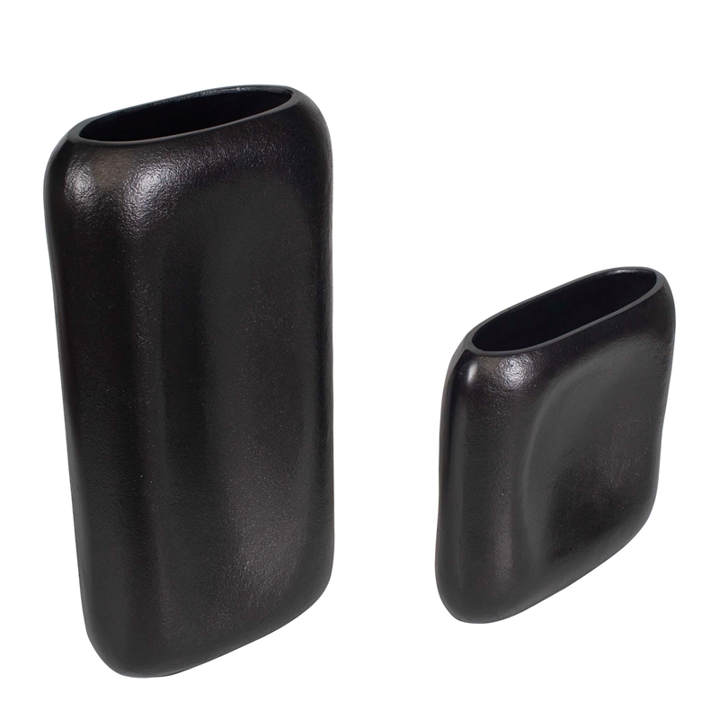 Uttermost Anodic Vases in Dark Brown (Set of 2)