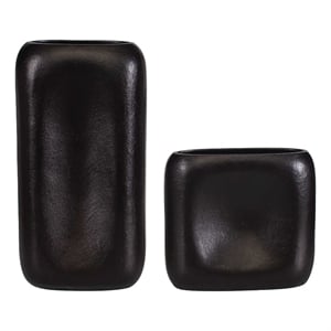 Uttermost Anodic Vases in Dark Brown (Set of 2)
