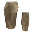 Uttermost GeoForm Indoor-Outdoor Vases in Brass (Set of 2)