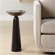 Uttermost Hastings Marble Accent Table in Black