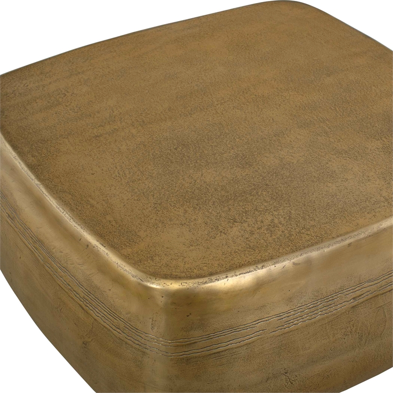 Uttermost Saguaro Indoor-Outdoor Coffee Table in Brass