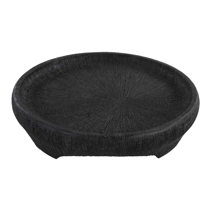 Uttermost Resonance Indoor-Outdoor Resin Bowl in Black